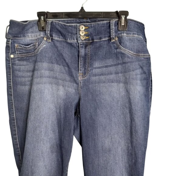 Torrid Size 22R Jegging Super Stretch Denim Women Blue Skinny Jeans Cotton Blend - Picture 2 of 13